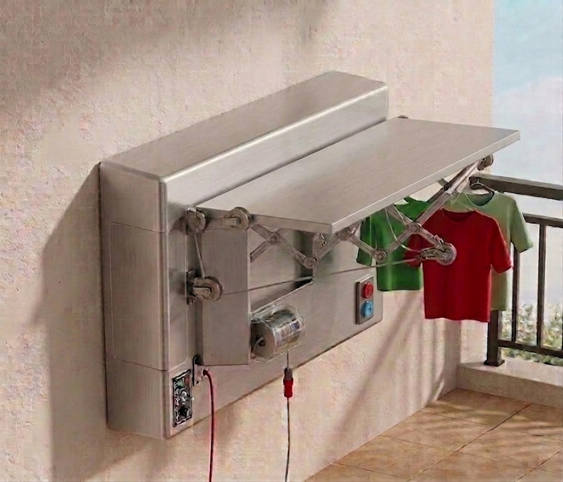 The Automated Solar-Powered Folding Clothes Hanger